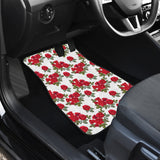 Rose Pattern Print Design 05 Front Car Mats