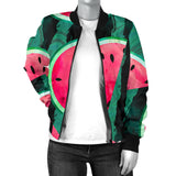 Watermelon Pattern Women Bomber Jacket