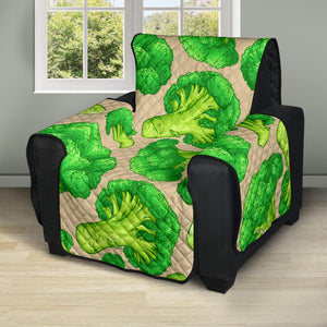 Broccoli Pattern Pink background Recliner Cover Protector