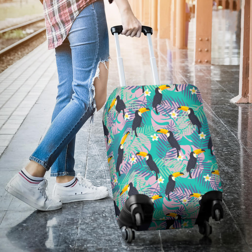 Toucan Pattern Background Luggage Covers