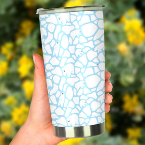 Polar Bear Ice Pattern Tumbler