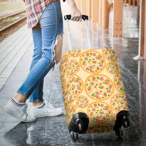 Pizza Theme Pattern Luggage Covers