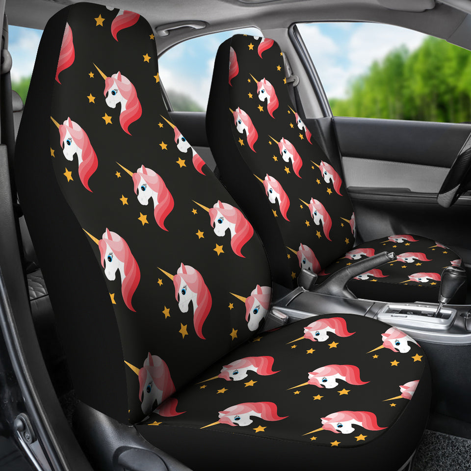 Unicorn Star Pattern Universal Fit Car Seat Covers