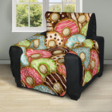 Donut Pattern Background Recliner Cover Protector