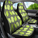 Lime Pattern Theme Universal Fit Car Seat Covers