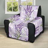 Lavender Pattern Theme Recliner Cover Protector