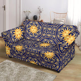 Sun Pattern Loveseat Couch Slipcover