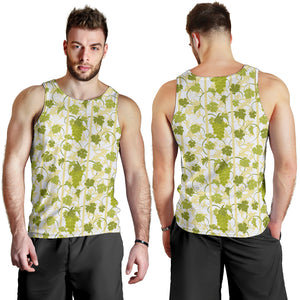 Grape Pattern Background Men Tank Top