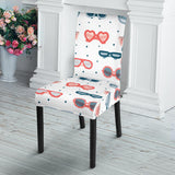 Sun Glasses Pattern Print Design 02 Dining Chair Slipcover