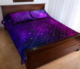 Pink Space Galaxy Pattern4 Quilt Bed Set