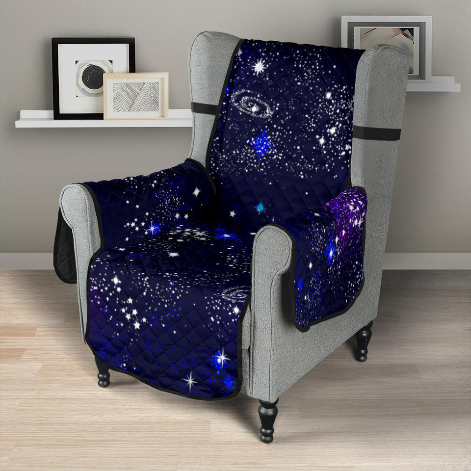 Space Galaxy Pattern Chair Cover Protector