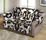 Leopard Skin Pattern Loveseat Couch Cover Protector