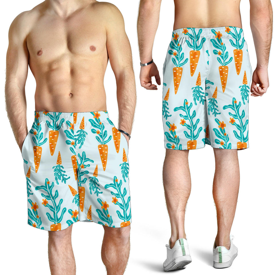 Carrot Pattern Print Design 03 Men Shorts