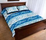 Dolphin Tribal Pattern Ethnic Motifs Quilt Bed Set