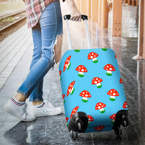 Mushroom Pokkadot Pattern Luggage Covers