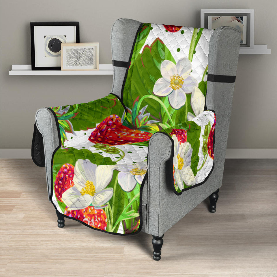 Strawberry Pattern Chair Cover Protector