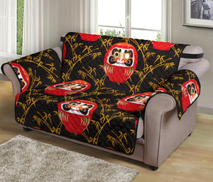 Daruma Bamboo Pattern Loveseat Couch Cover Protector