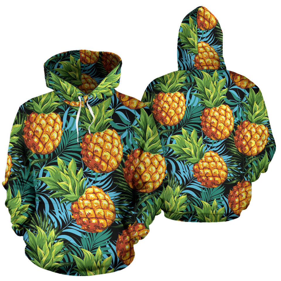 Pineapple Pattern Men Women Pullover Hoodie