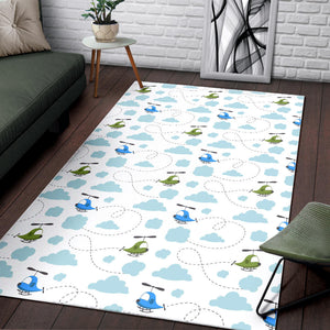 Helicopter Pattern Area Rug