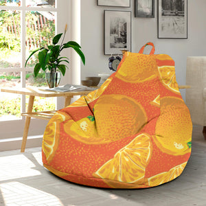 Orange Pattern background Bean Bag Cover