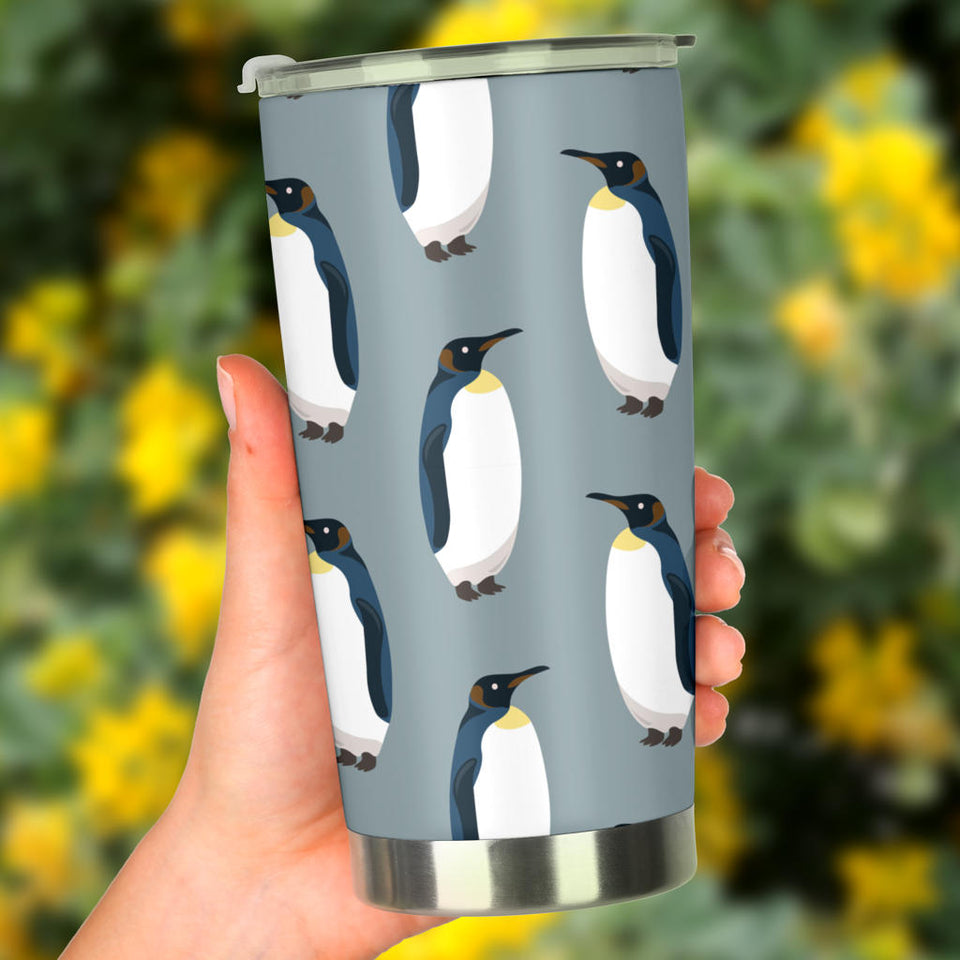 Penguin Pattern Theme Tumbler