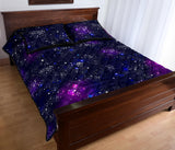 Space Galaxy Pattern Quilt Bed Set