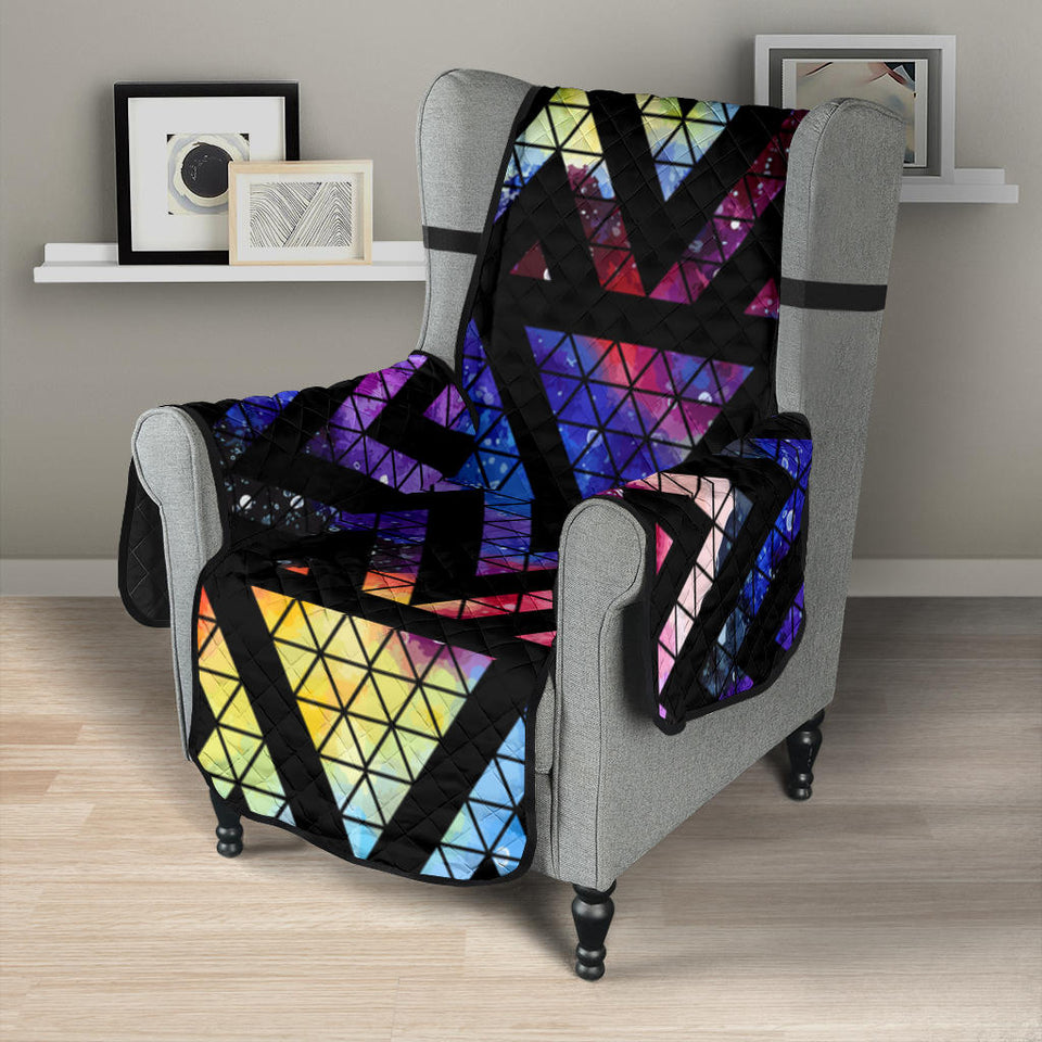 Space Colorful Tribal Galaxy Pattern Chair Cover Protector