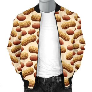 Peanut Pattern Men Bomber Jacket