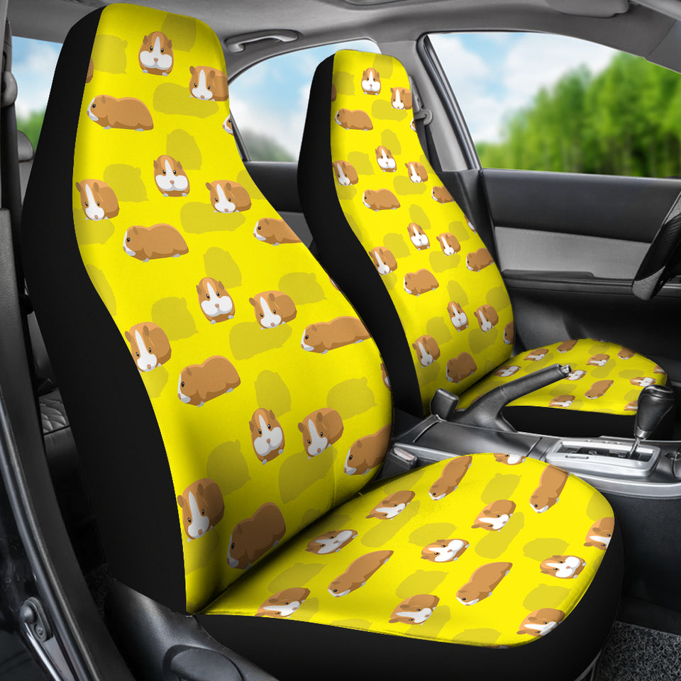 Guinea Pig Pattern Print Design 04 Universal Fit Car Seat Covers