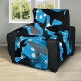 Shark Pattern Background Recliner Cover Protector