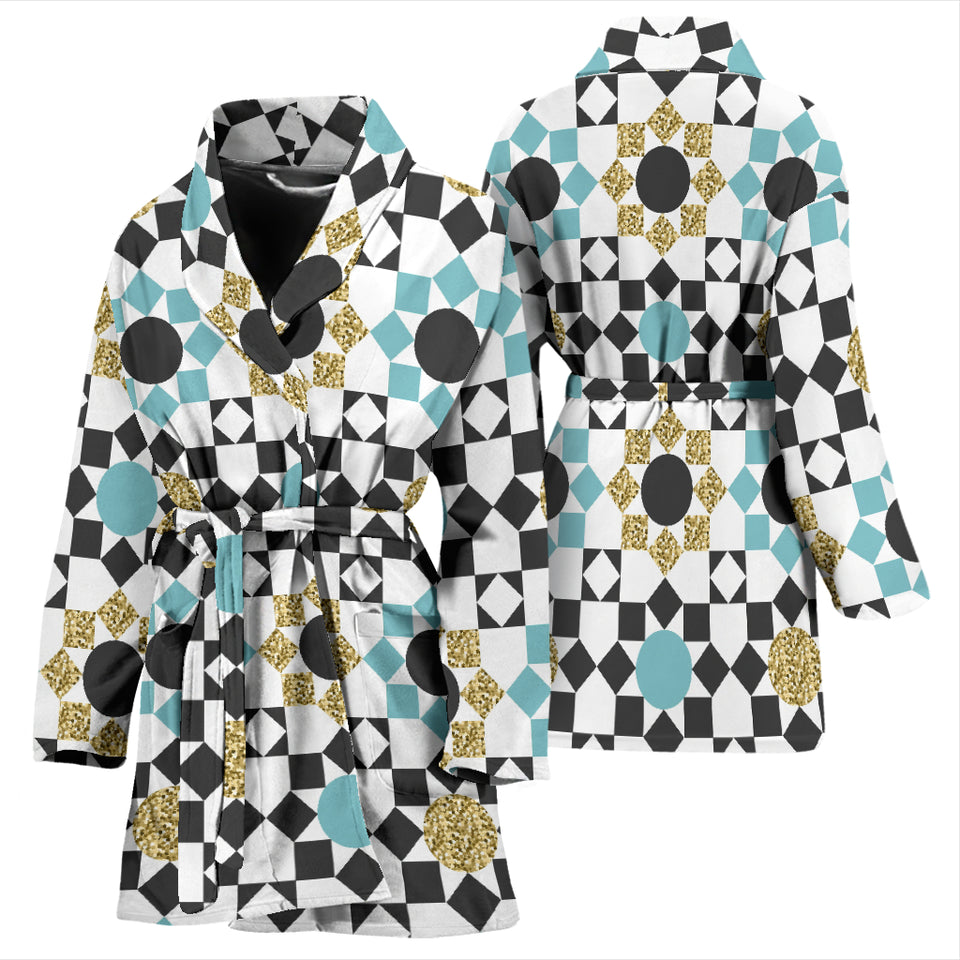 Arabic Morocco Pattern Women Bathrobe