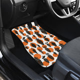 Carrot Pattern Print Design 02 Front Car Mats