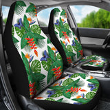 Heliconia Butterfly Leaves Pattern Universal Fit Car Seat Covers