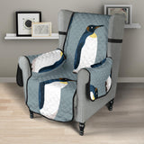 Penguin Pattern Theme Chair Cover Protector