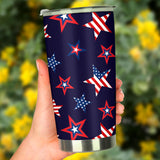 USA Star Pattern Theme Tumbler