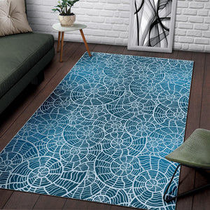 Shell Pattern Theme Area Rug