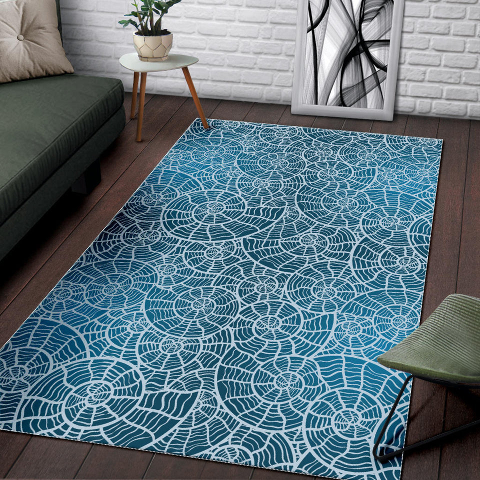 Shell Pattern Theme Area Rug