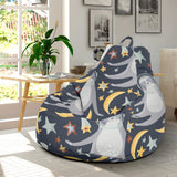 Sloth Astronaut Pattern Bean Bag Cover