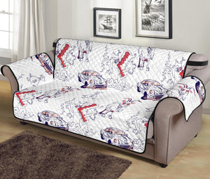 Goat Car Pattern Sofa Cover Protector