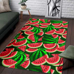 Watermelon Pattern Theme Area Rug