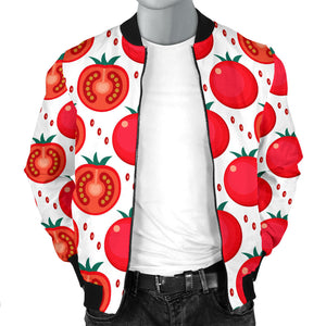 Tomato Pattern Men Bomber Jacket