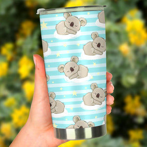 Sleep Koala Pattern Tumbler