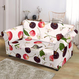 Cherry Flower Butterfly Pattern Loveseat Couch Slipcover