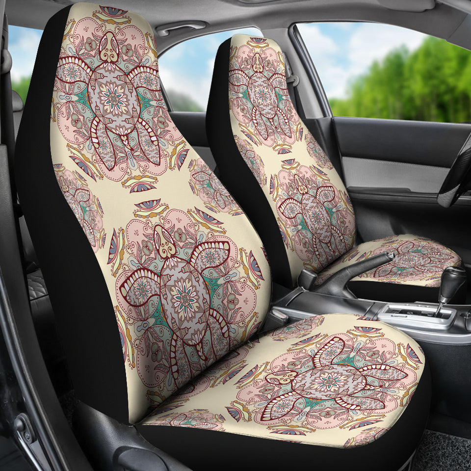 Sea Turtle Tribal Pattern Universal Fit Car Seat Covers