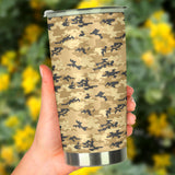 Sand Camo Camouflage Pattern Tumbler