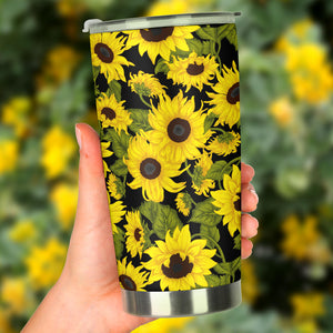 Sunflower Theme Pattern  Tumbler