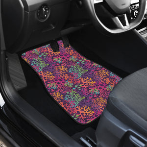 Coral Reef Pattern Print Design 03 Front Car Mats