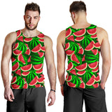 Watermelon Pattern Theme Men Tank Top