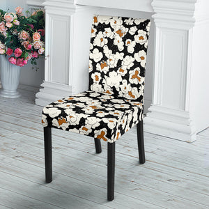 Popcorn Pattern Print Design 02 Dining Chair Slipcover