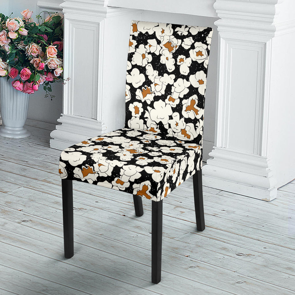 Popcorn Pattern Print Design 02 Dining Chair Slipcover